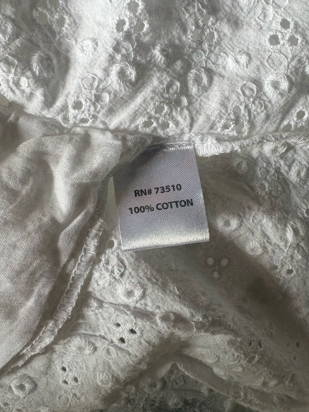 Uncle Frank White Eyelet Mini Dress- Romper- White Graduation Dress- Size XS - Picture 8 of 12